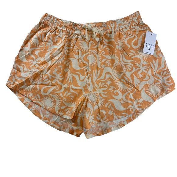 Billabong Pants - Billabong Pipeline Summer Shorts Tropical Women's Size L New Beach